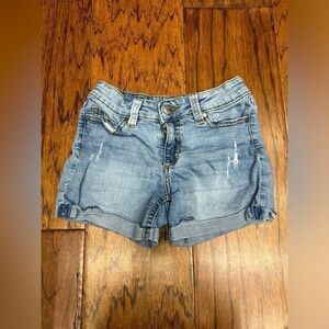 Joes jeans girls distressed shorts